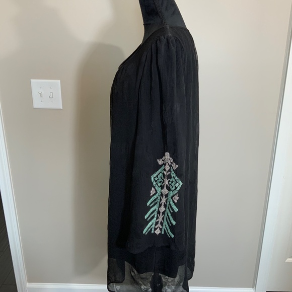 Umgee USA Women’s Black Long Sleeve Dress – Size 1XL – Cotton Blend (C114) - Picture 4 of 8